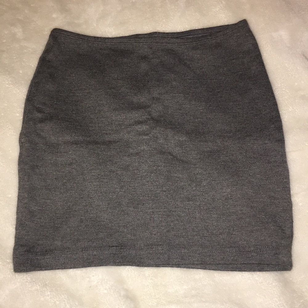 Gray American Apparel mini skirt